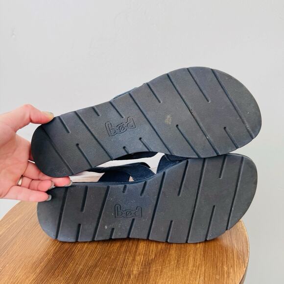 BOC Black Fabric Strappy Slingback Sandals Women’s Size 8 - Picture 7 of 10